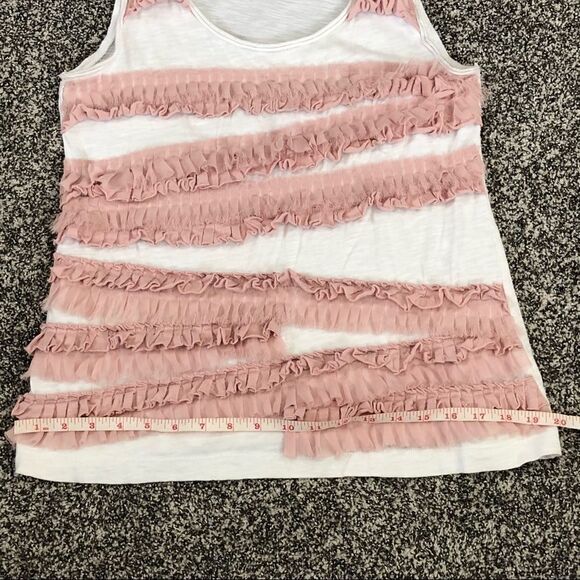 BANANA REPUBLIC-LACE COVERED FRONT SLESS TOP - B5 - Picture 11 of 12